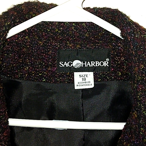 Ladies Vintage Sag Harbor button down Jacket size 18 - Picture 2 of 5